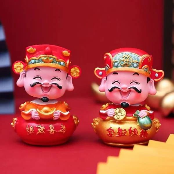 Tượng Thần Tài mini mang lại may mắn, thịnh vượng