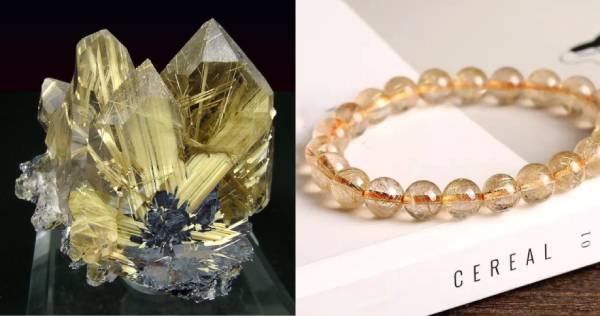 Đá thạch anh tóc vàng mang lại thịnh vượng và tài lộc