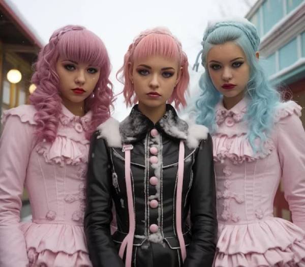 Phong cách thời trang Pastel Goth