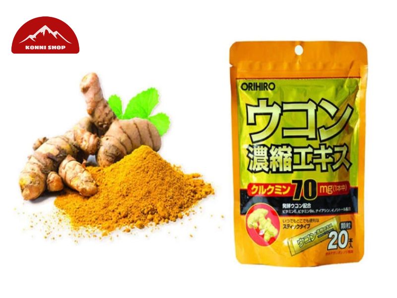 Thành phần và công dụng bột nghệ giải rượu Orihiro