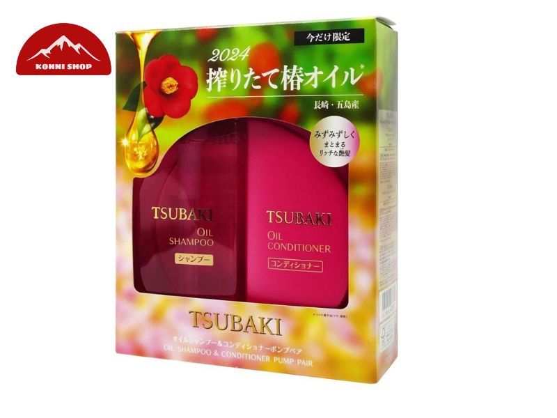 Giới thiệu cặp dầu gội xả Tsubaki