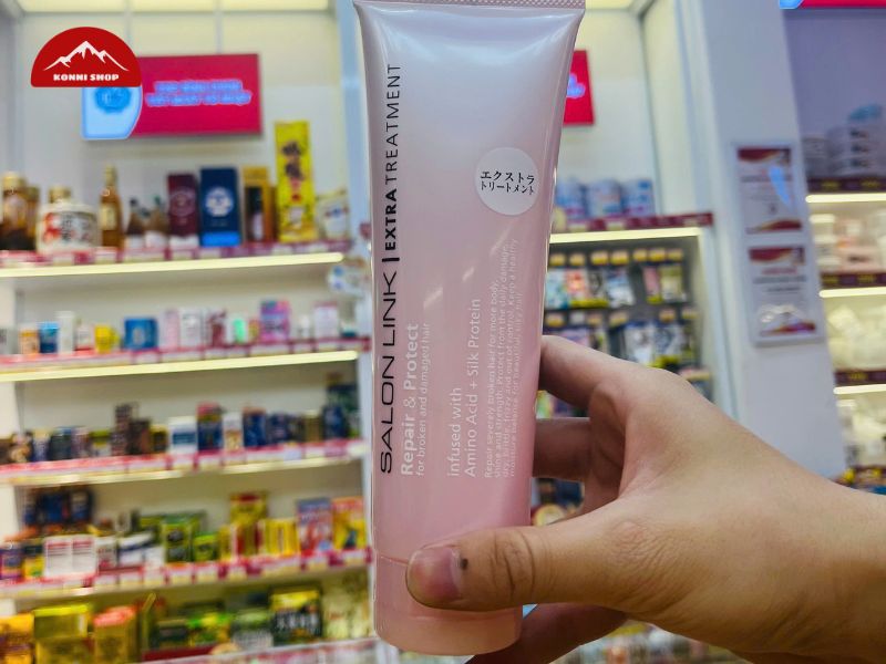 Thành phần chính của kem ủ tóc Salonlink Extra Treatment phục hồi hư tổn