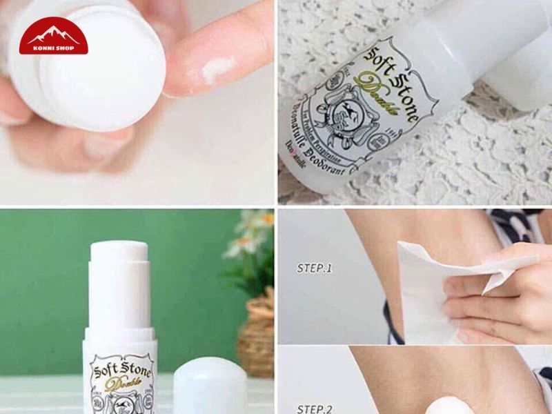 Thành phần và công dụng của lăn khử mùi đá khoáng