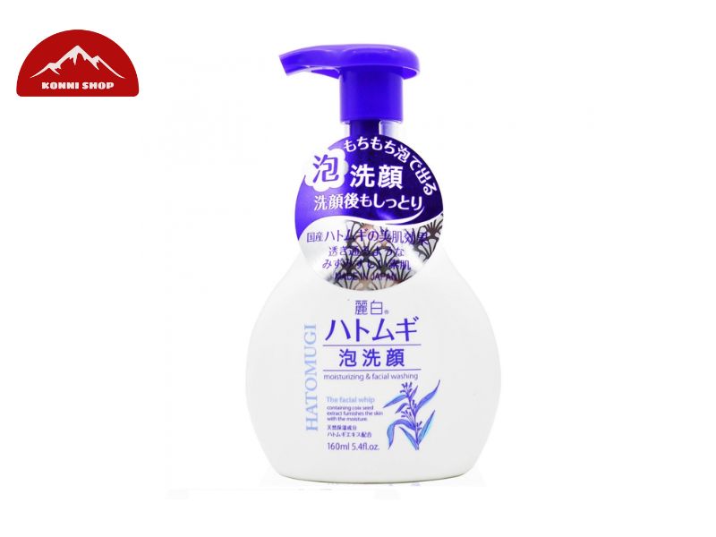 Giới thiệu về sữa rửa mặt Hatomugi tạo bọt