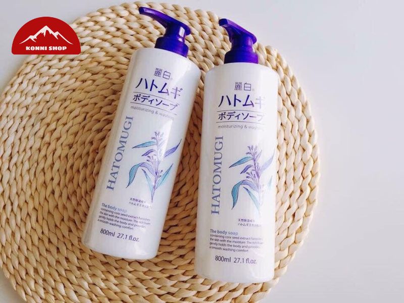 Thành phần của sữa tắm Hatomugi body soap