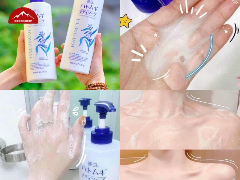 Sữa tắm Hatomugi có bắt nắng không?