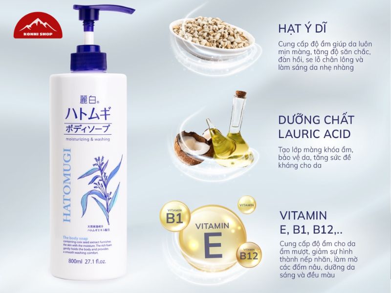 Đánh giá sữa tắm Hatomugi từ người dùng