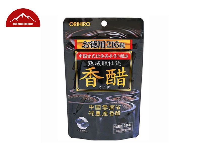 Tìm hiểu về viên uống dấm đen Orihiro