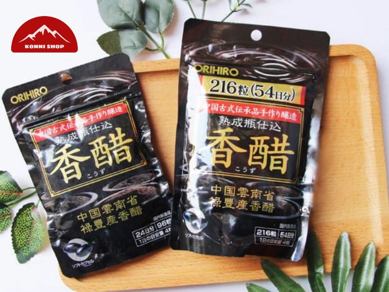 Lưu ý và cách bảo quản viên uống dấm đen Orihiro