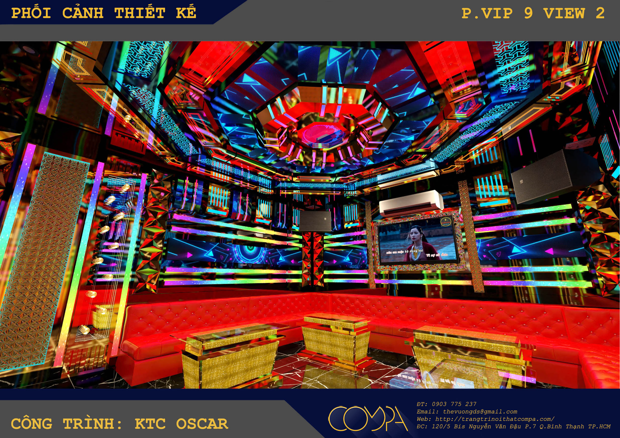QUY TRÌNH THIẾT KẾ VÀ THI CÔNG PHÒNG KARAOKE CHUYÊN NGHIỆP TẠI COMPA DECOR