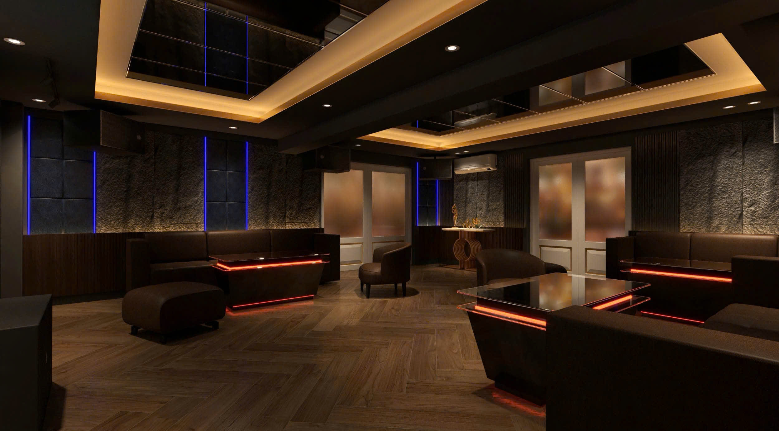 Mẫu phòng karaoke gia đình hiện đại