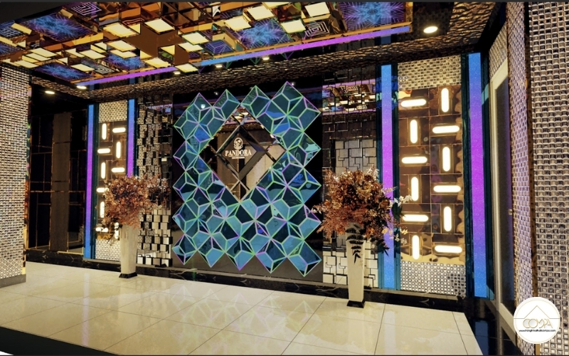 MẪU THIẾT KẾ HÀNH LANG KARAOKE PHONG CÁCH LUXURY
