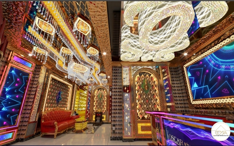 MẪU THIẾT KẾ HÀNH LANG KARAOKE PHONG CÁCH LUXURY