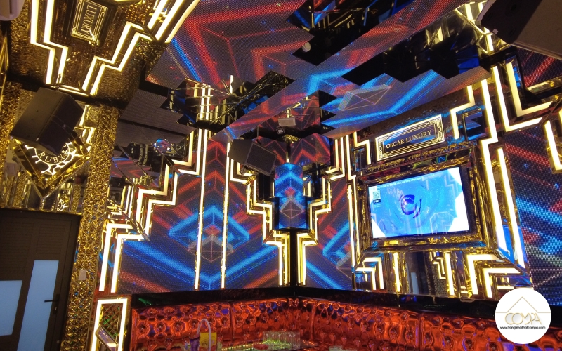 HÌNH ẢNH THỰC TẾ THI CÔNG PHÒNG KARAOKE OSCAR