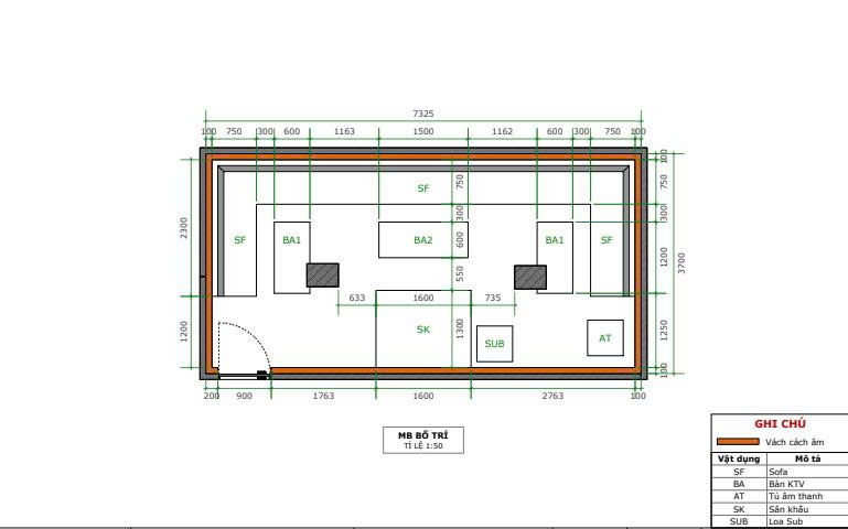 Ảnh bản vẽ thiết kế theo chiều ngang