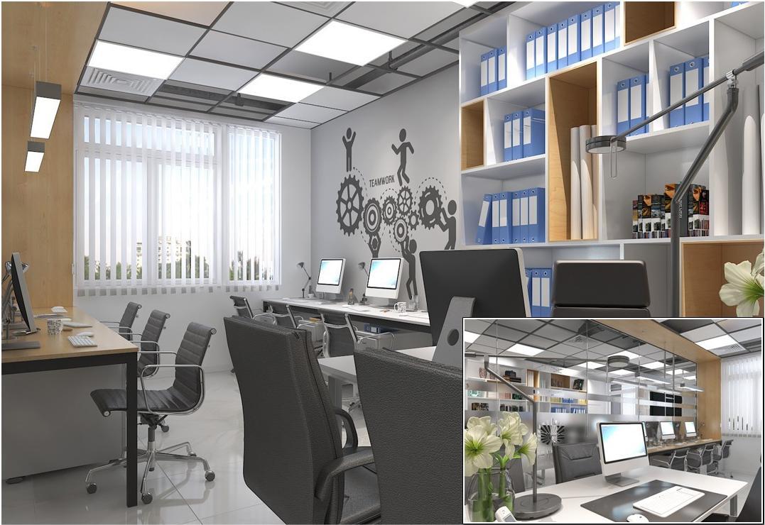 Ánh sáng trắng giúp tăng sự tập trung cho không gian làm việc