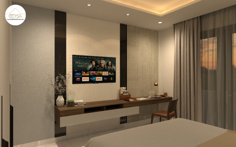 Ánh sáng vàng nắng tạo sự dễ chịu, thích hợp chiếu sáng chung