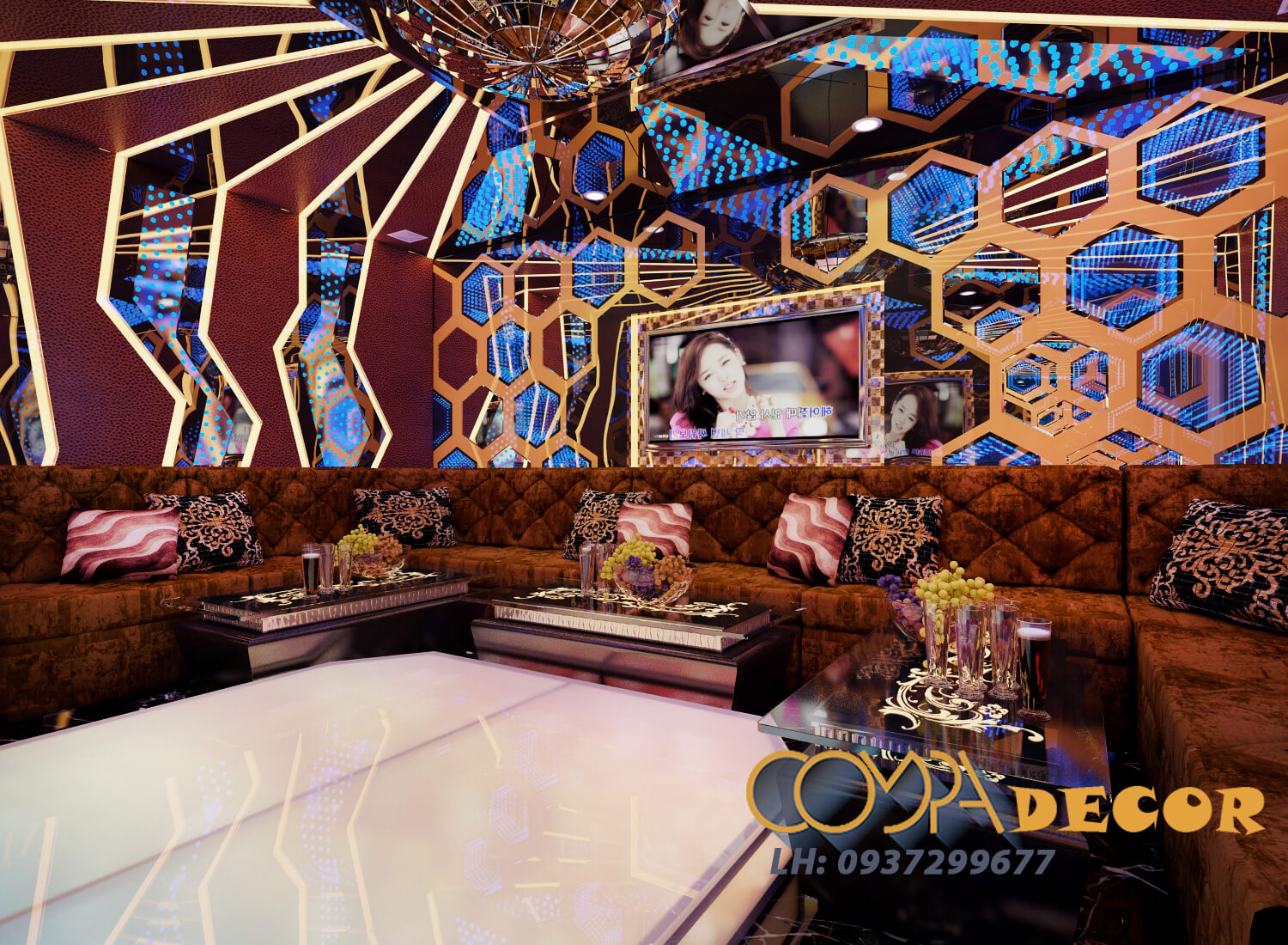 Hình ảnh phòng Karaoke đã thi công