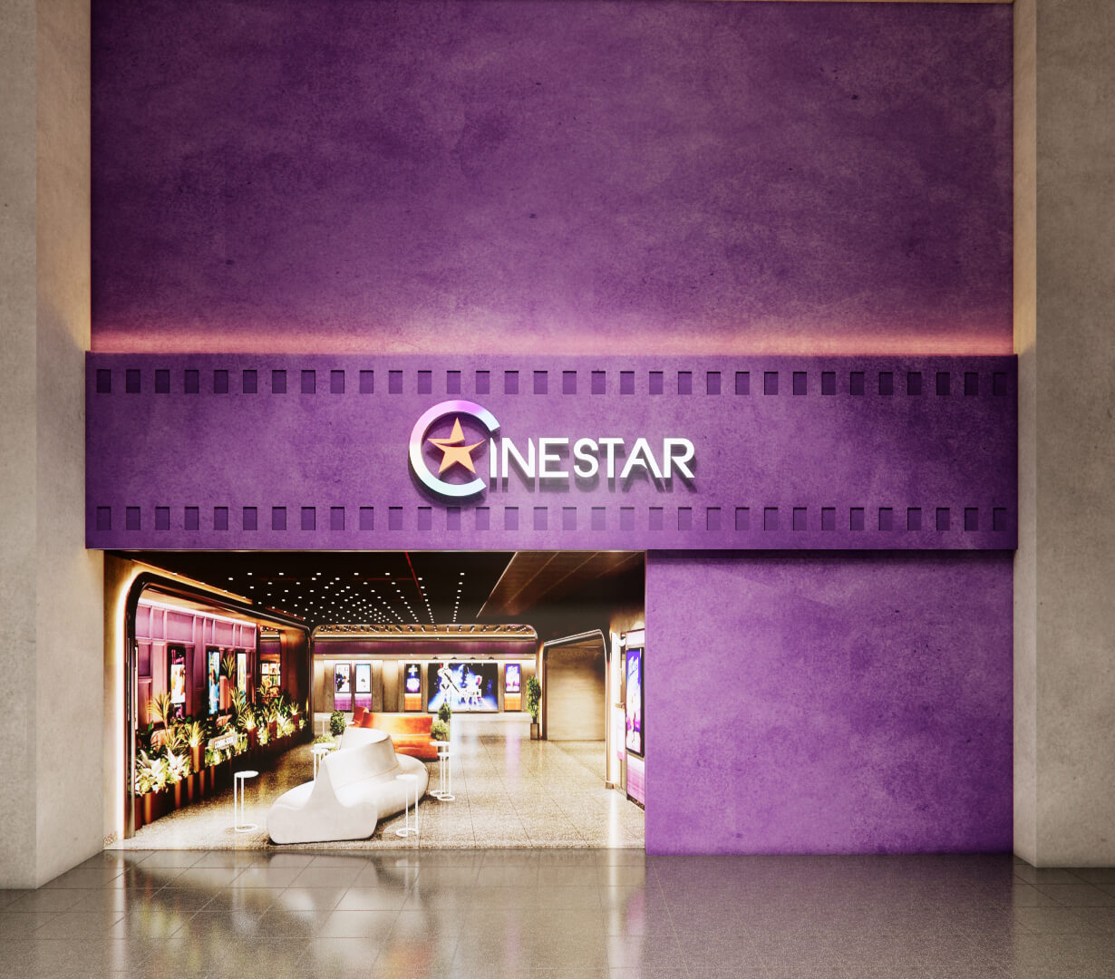 Nghệ thuật thi công rạp phim & ánh sáng hoàn hảo