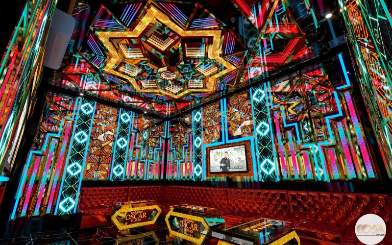 Mẫu thiết kế phòng karaoke đẹp phong cách hiện đại