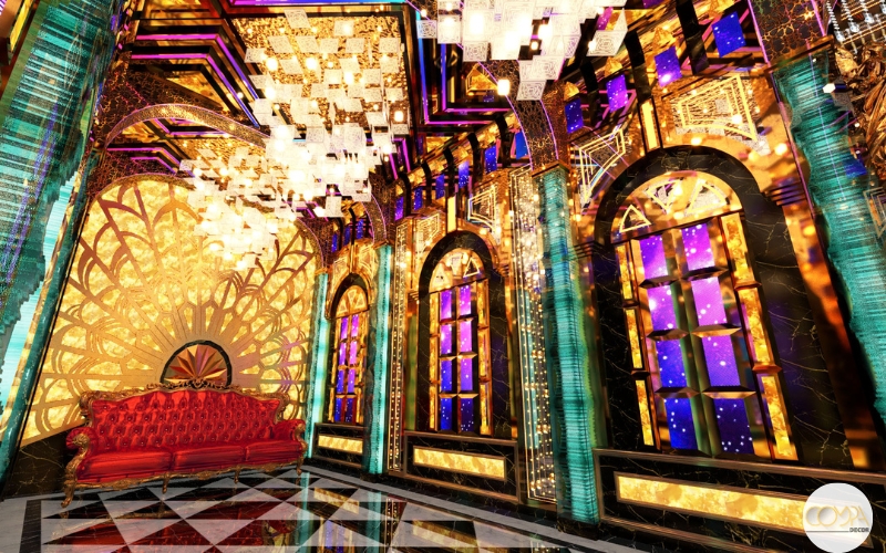 Mẫu thiết kế phòng karaoke đẹp phong cách hiện đại