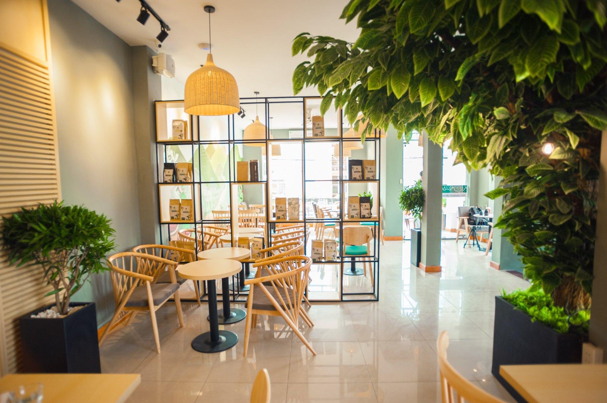 Thi công nội thất không gian quán