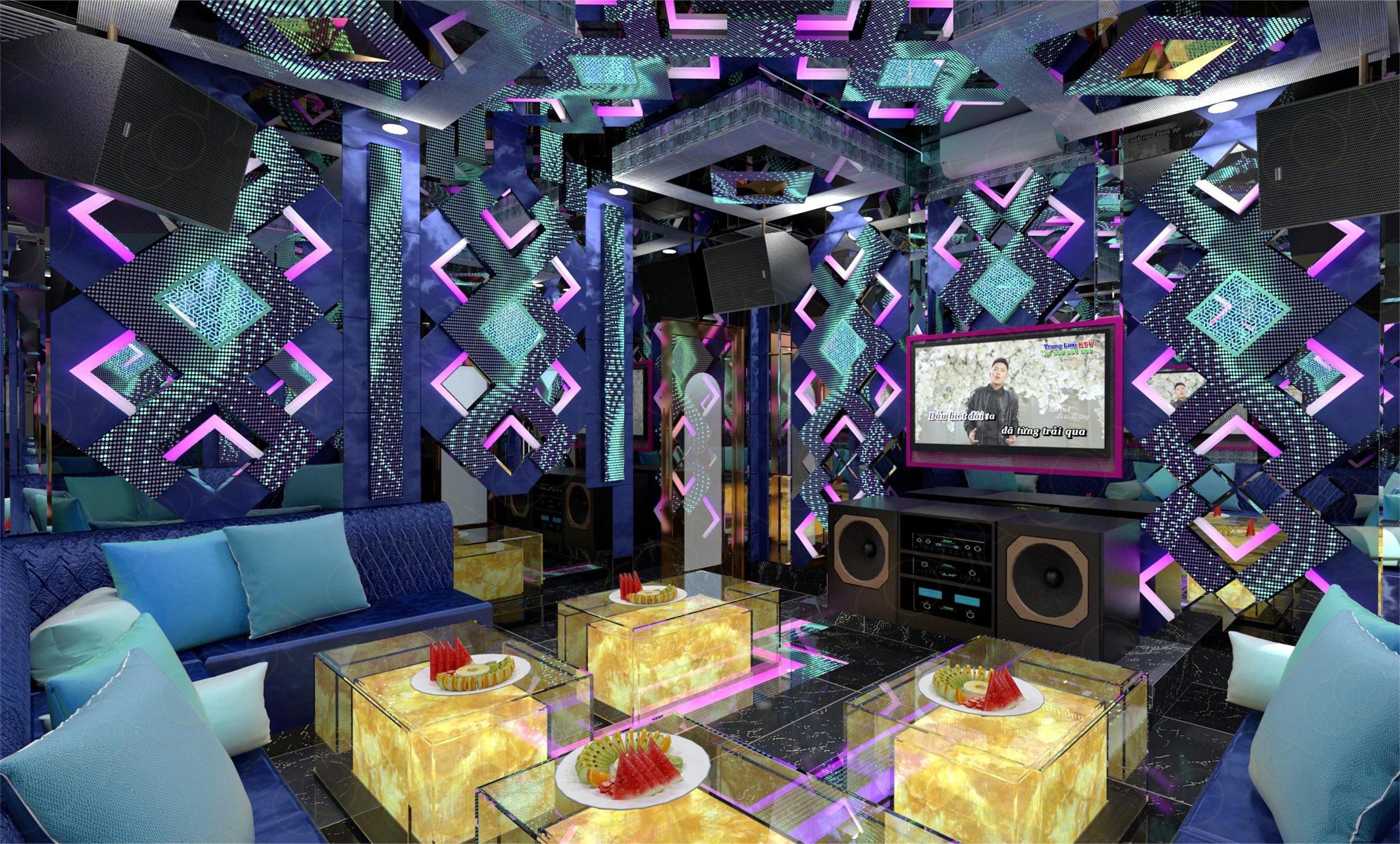 Mẫu phòng karaoke đã thi công