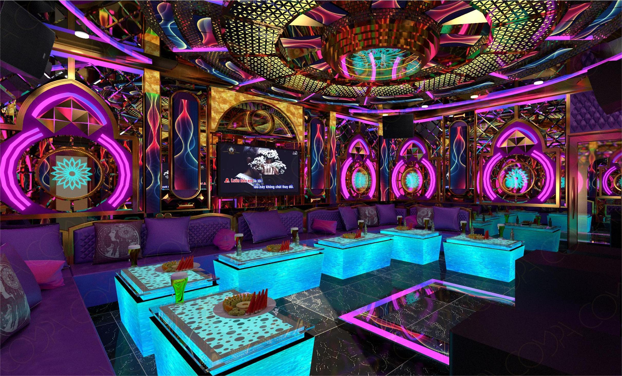 Mẫu phòng karaoke đã thi công