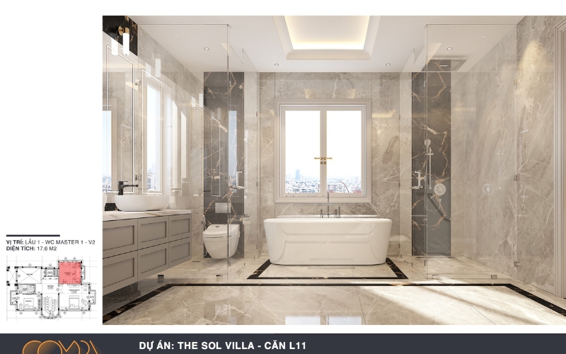 Phòng tắm hiện đại