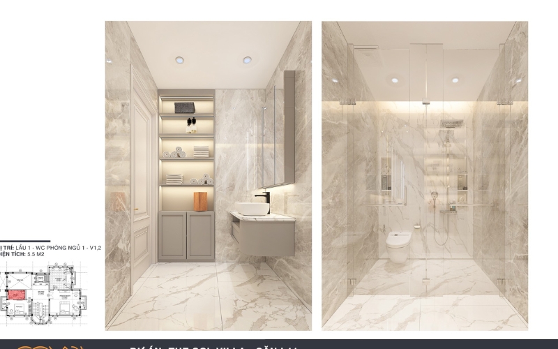 Phòng tắm hiện đại