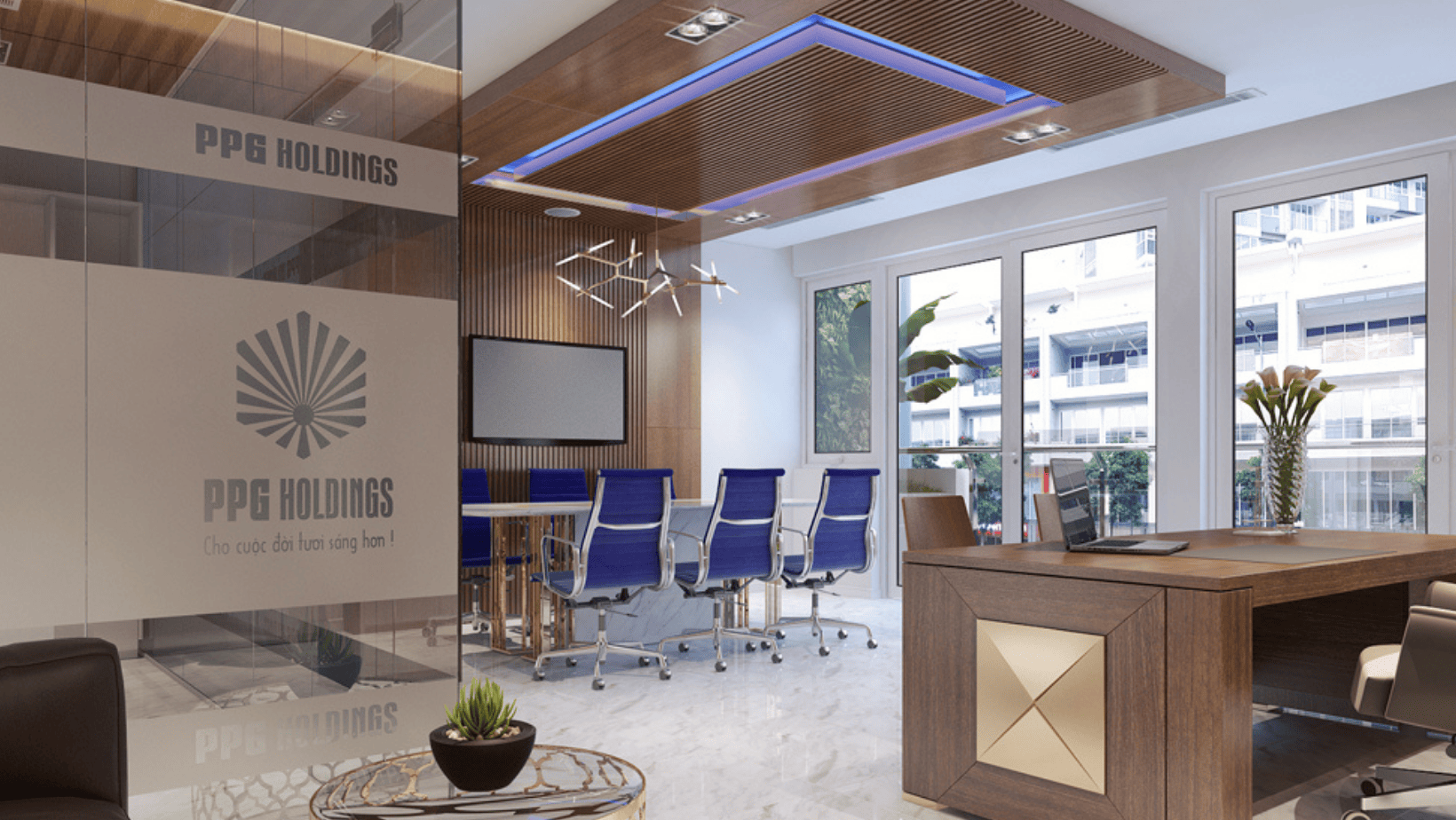 THIẾT KẾ VĂN PHÒNG CAO CẤP - KHÔNG GIAN LÀM VIỆC HIỆU QUẢ