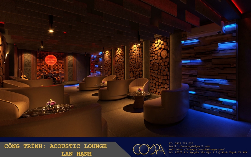 Thiết kế nội thất phòng trà