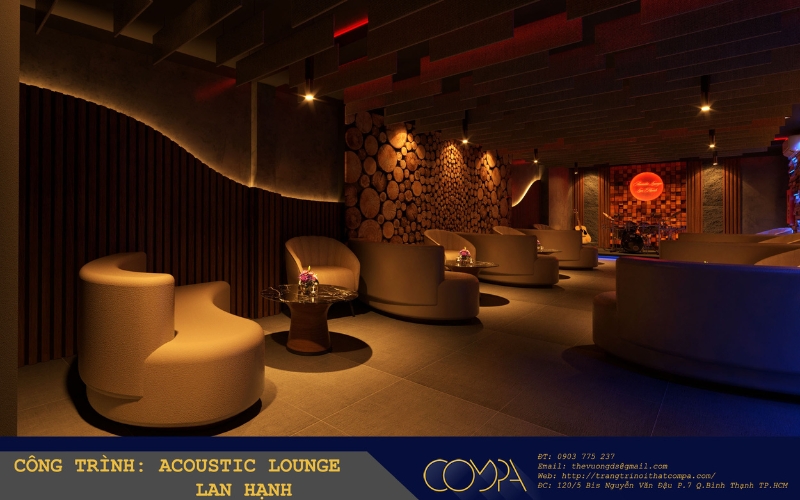 Thiết kế nội thất phòng trà