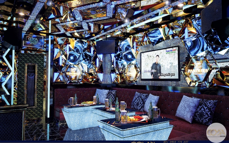 Thiết kế thi công phòng karaoke phong cách sang trọng