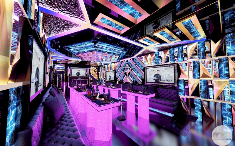 Thiết kế thi công phòng karaoke phong cách sang trọng