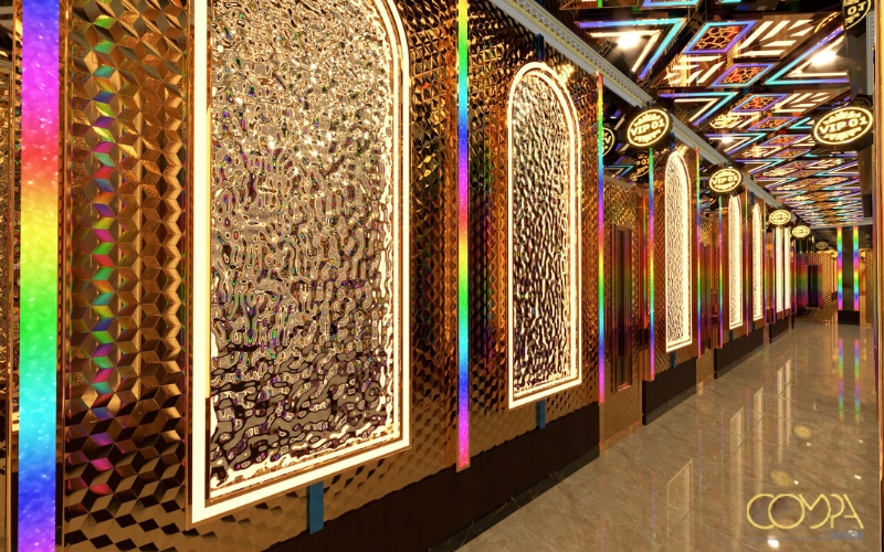 Sảnh và hành lang mẫu đơn