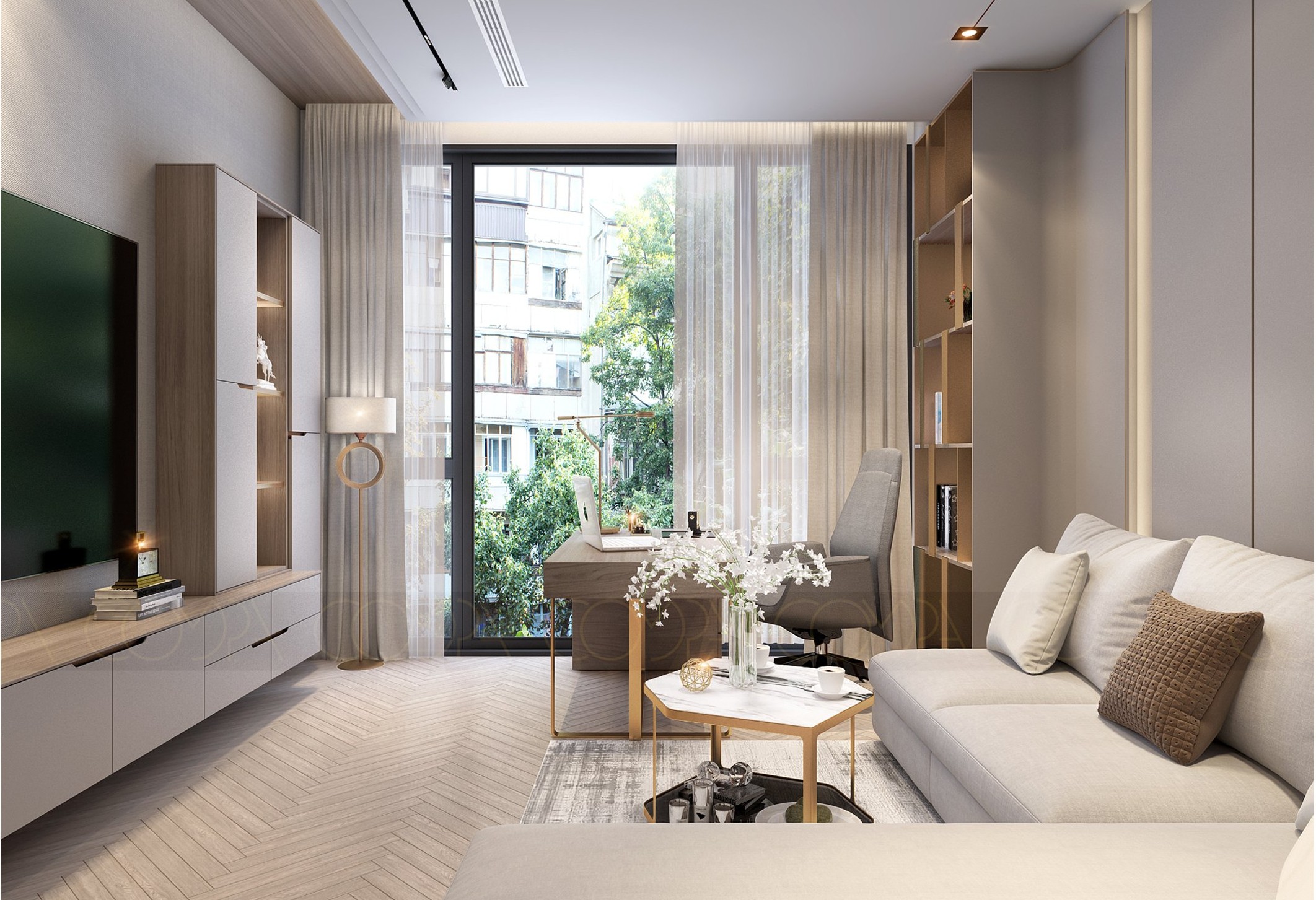 Thiết kế biệt thự phong cách hiện đại