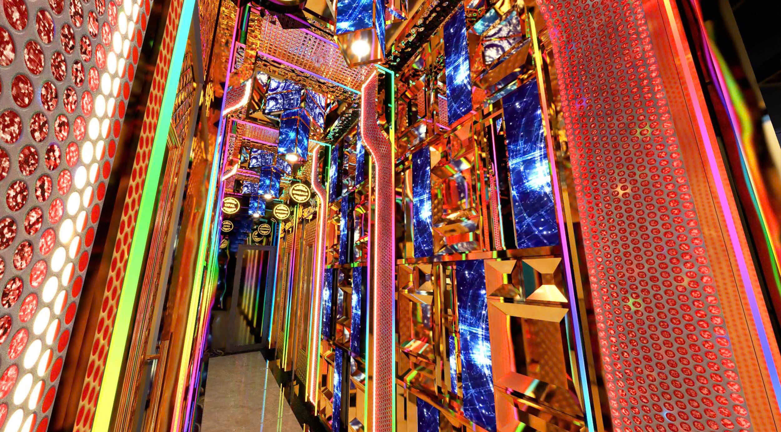 Hình 5. Phối cảnh hành lang lầu 1 Karaoke Ruby