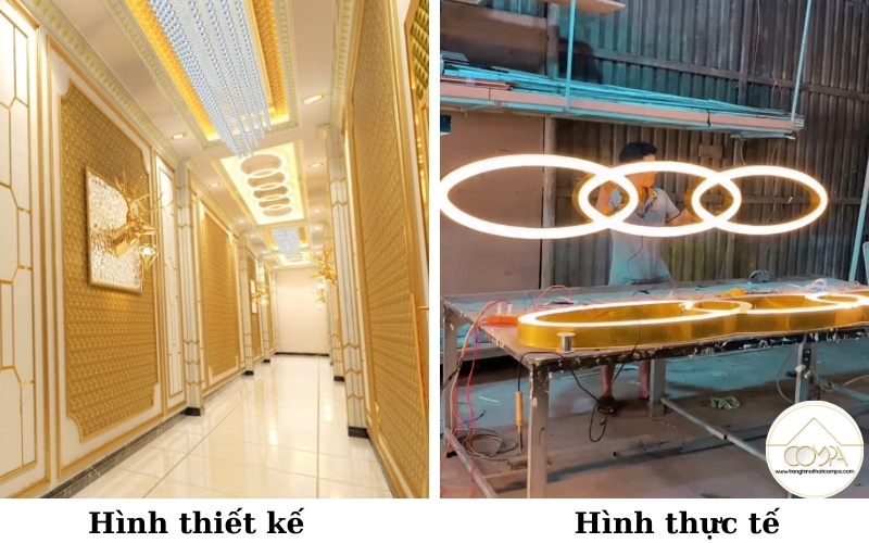 Thiết kế hộp đèn trang trí trong Karaoke