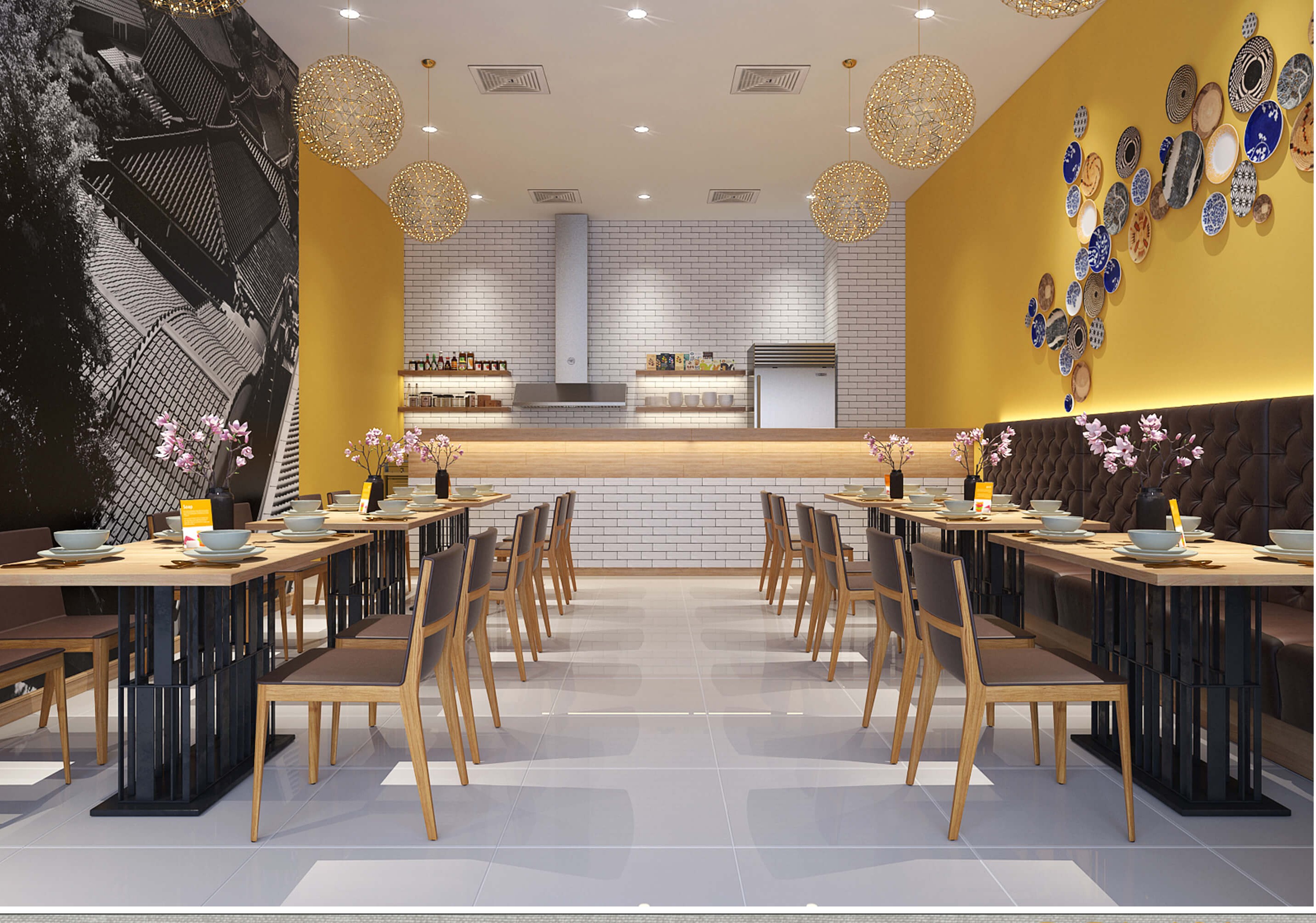 Thiết kế nhà hàng nướng Hàn Quốc