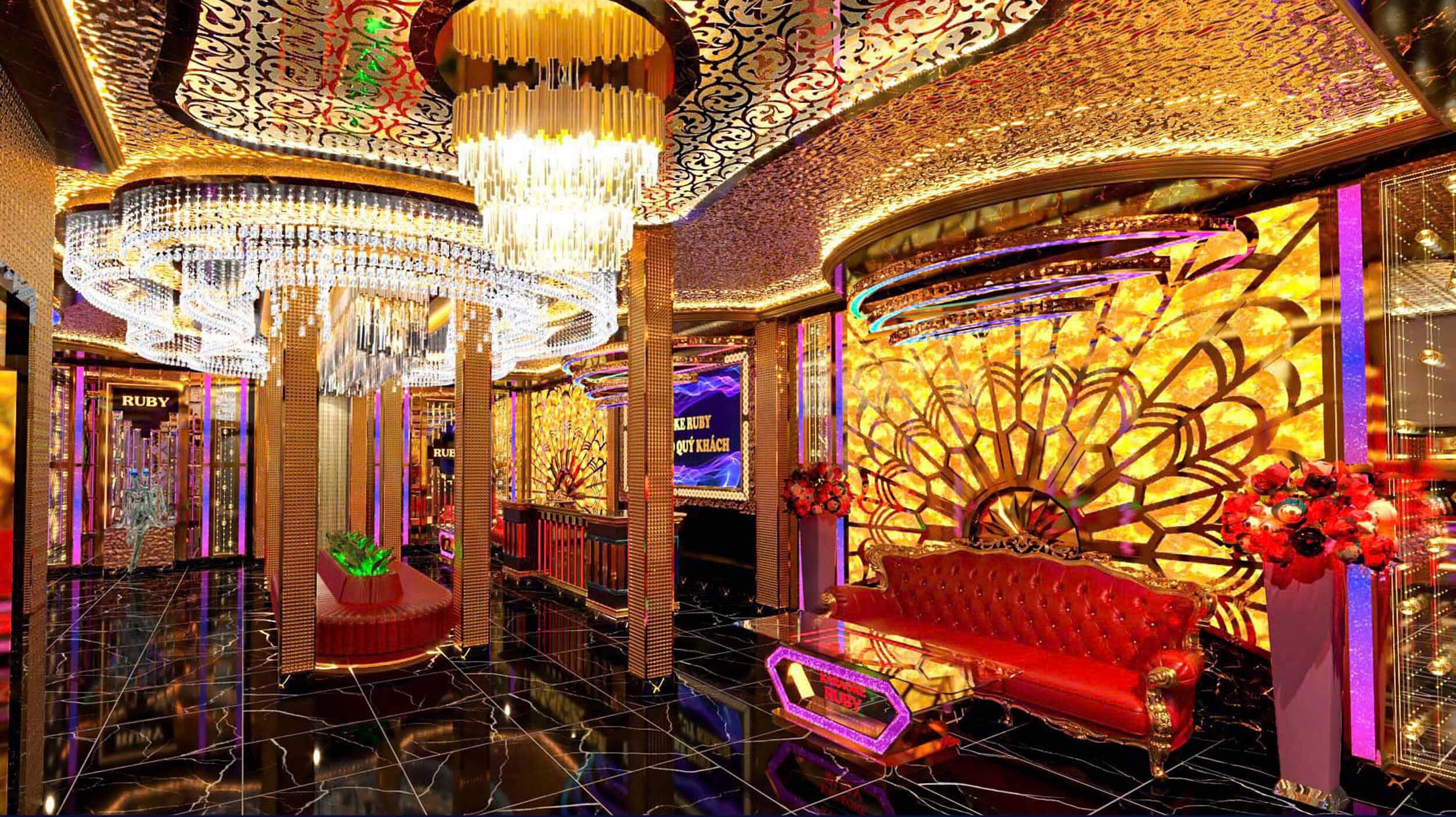 Hình 2. Phối cảnh sảnh Karaoke Ruby