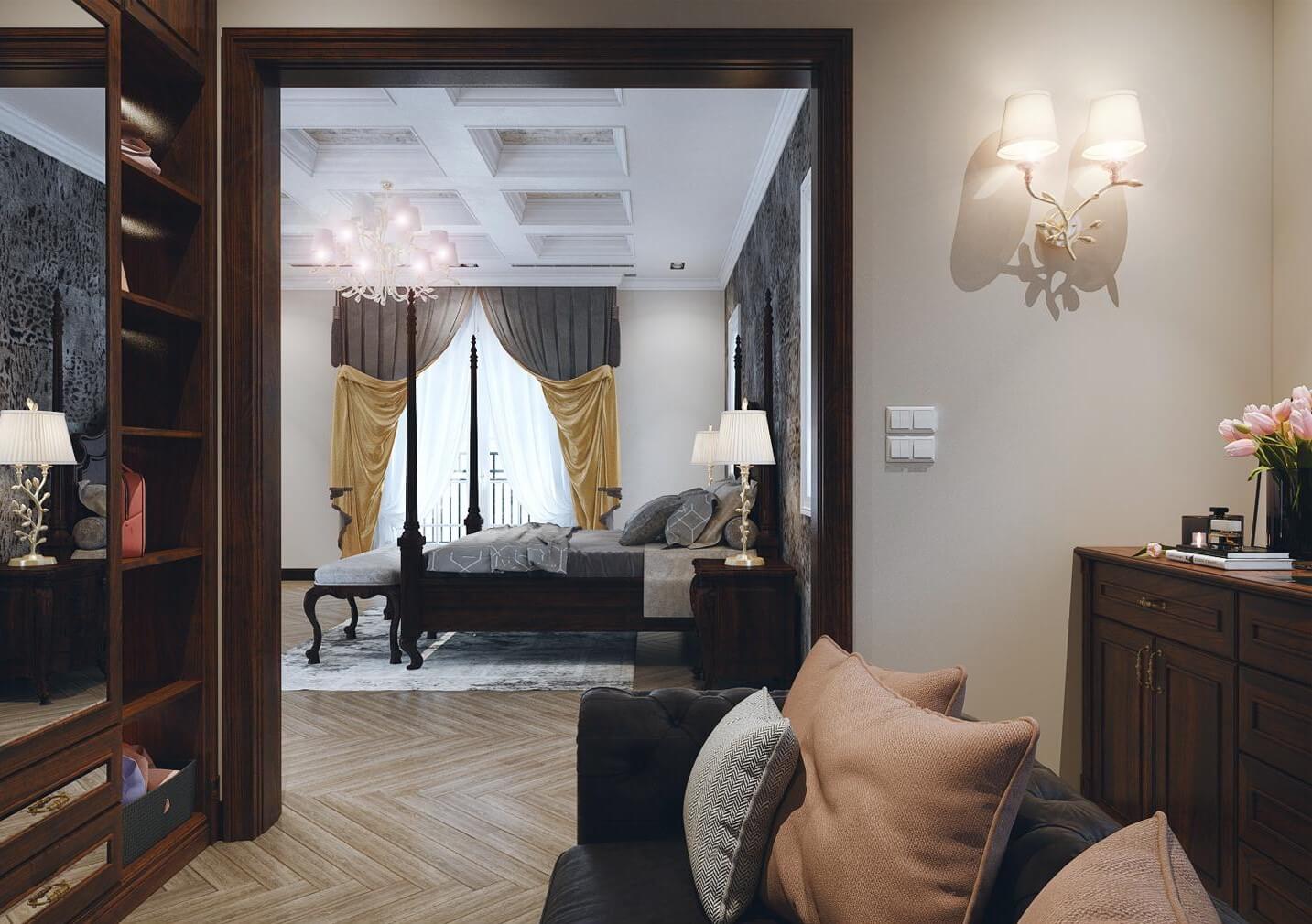 Gam màu trung tính, ánh sáng dịu và nội thất tối giản tạo nên không gian nghỉ ngơi đầy cảm xúc