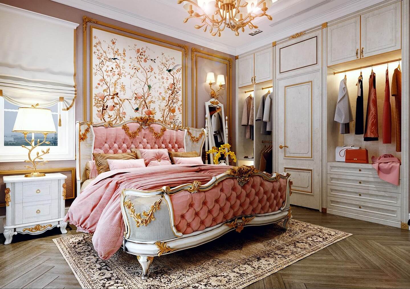 Một góc riêng tư nhưng vẫn đậm chất sang trọng – nơi giấc ngủ bắt đầu trong bình yên.