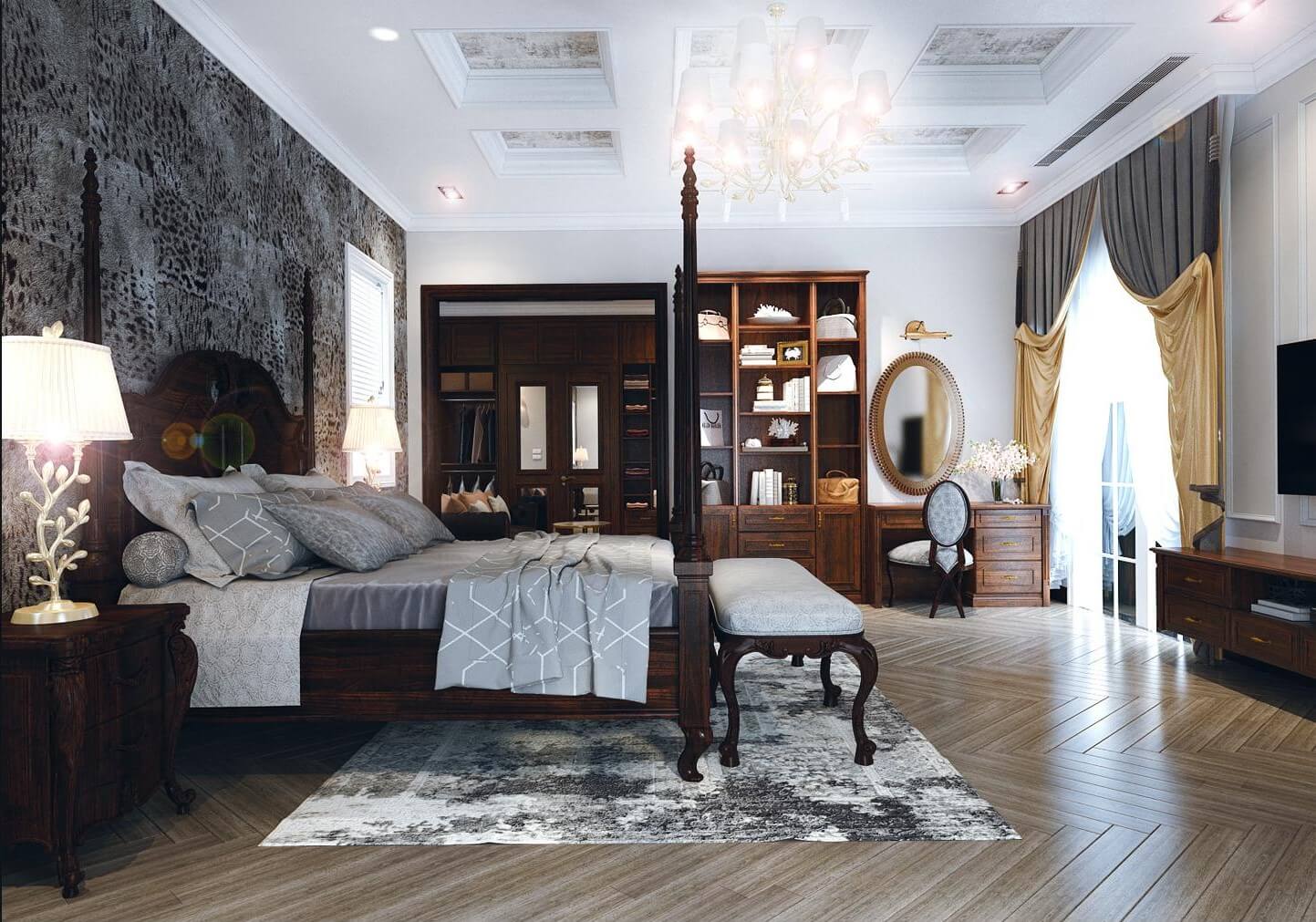 Phòng ngủ tại Sol Villa – nơi mọi giác quan được thư giãn giữa không gian yên tĩnh và tinh tế.