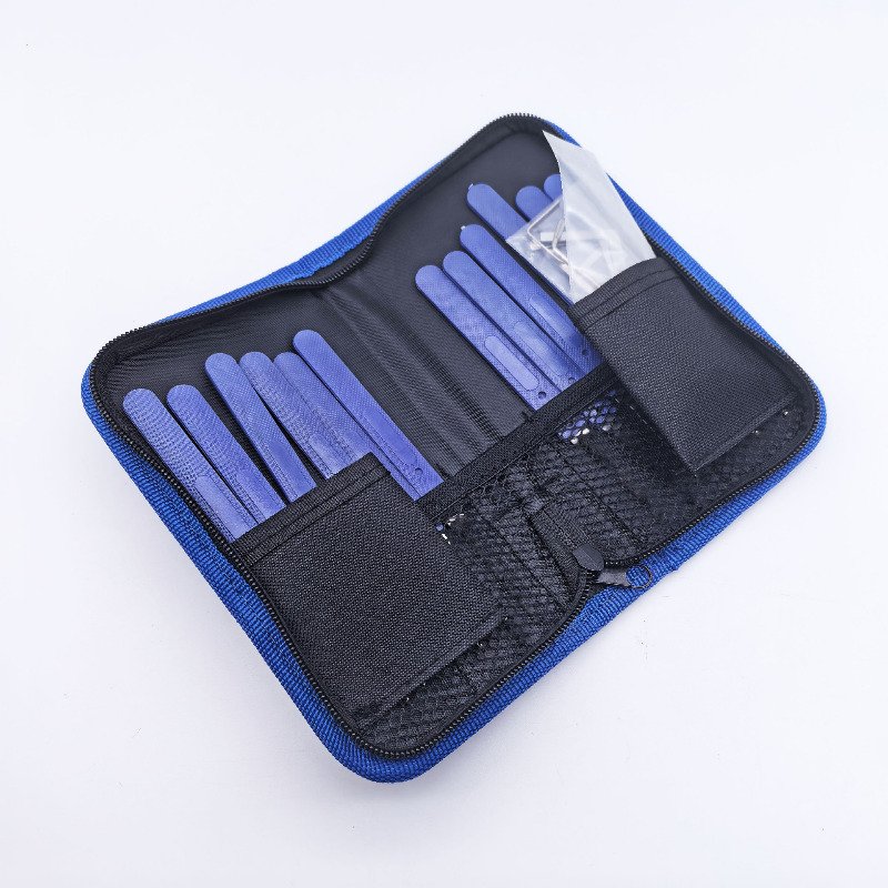 Bộ 17 món mở khóa - Chuẩn Pro9x Bộ 17 món dụng cụ mở khóa chuyên nghiệp tay cầm bọc nhựa chống trượt