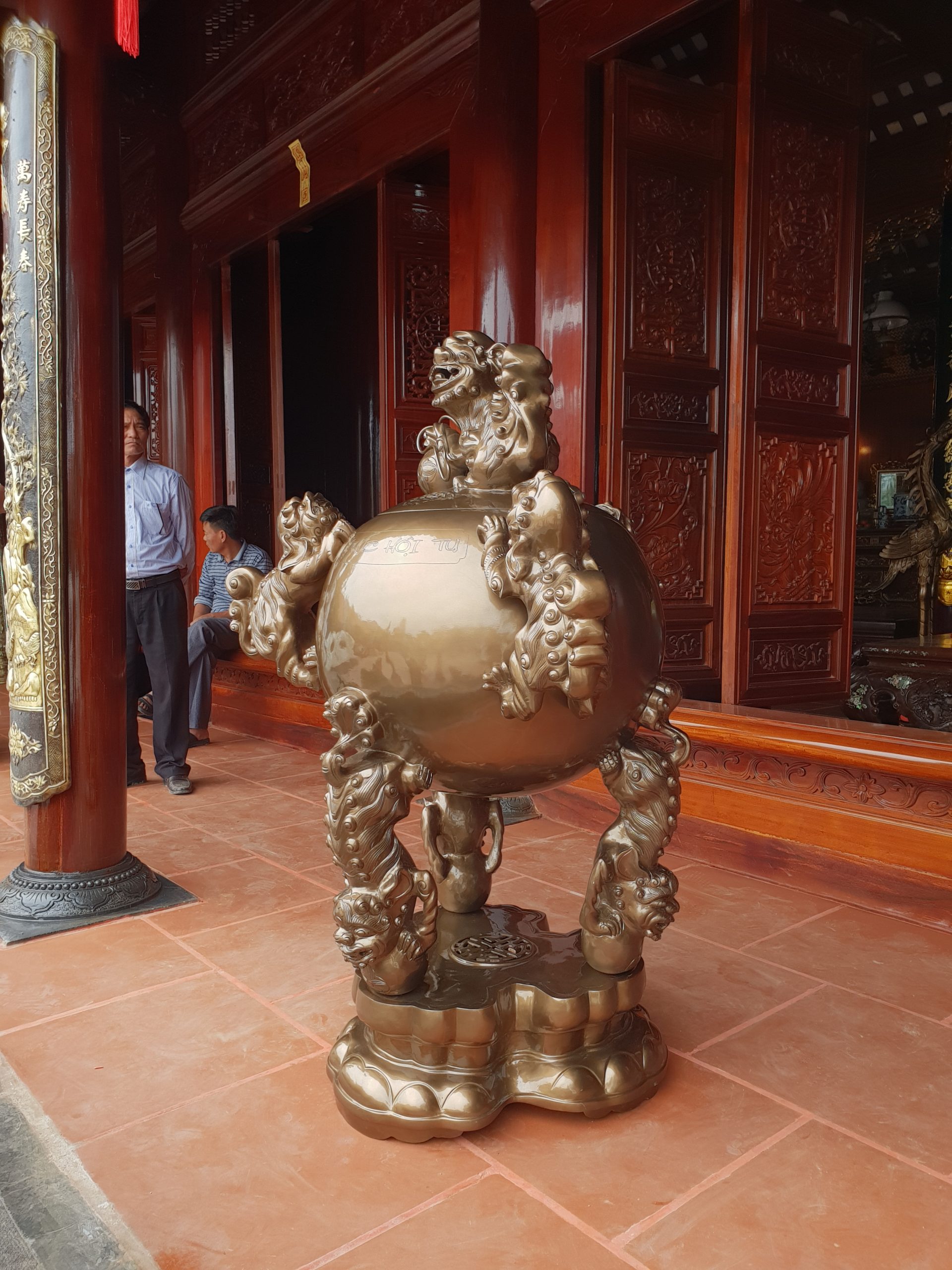 Đỉnh Đồng Thất Lân Vờn Cầu-Cửu Diệu Thiên