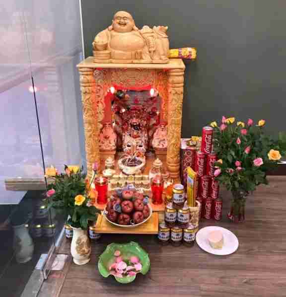 Bàn Thờ Thần Tài - Cửu Diệu Thiên