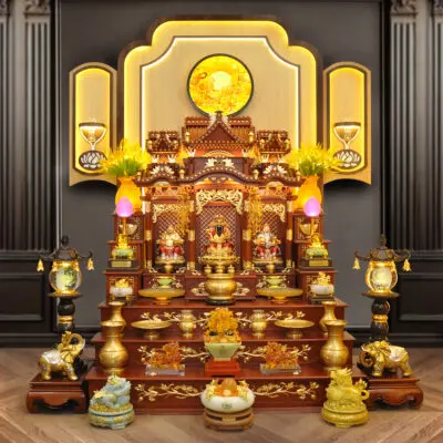 Bàn Thờ Thần Tài Đồng - Cửu Diệu Thiên