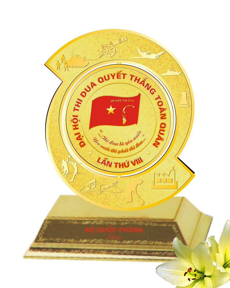 Biểu Trưng Doanh Nghiệp Bằng Đồng In Logo - Đồ Đồng Cao Cấp