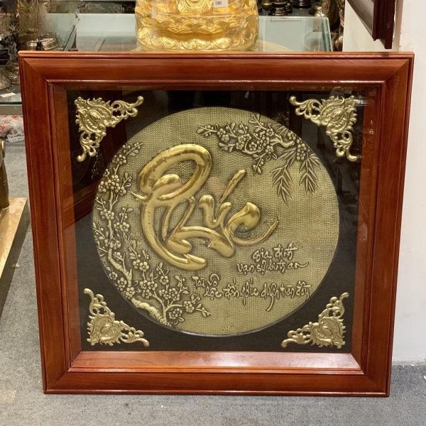 Chữ Phúc Bằng Đồng Cao Cấp-Cửu Diệu Thiên